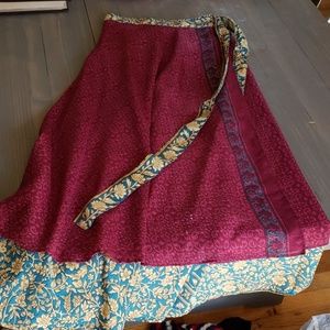 Wrap around skirt